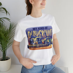 Tractor Farmer Playground Shirt | Tractor Enthusiast Unisex T-Shirt