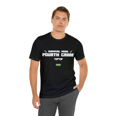 Fourth Grade Survival Mode | Minecraft Unisex T-Shirt