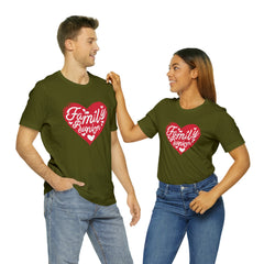 Family Reunion Heart Shirt | Family Love Unisex T-Shirt