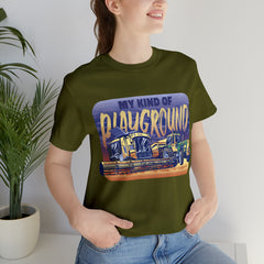 Tractor Farmer Playground Shirt | Tractor Enthusiast Unisex T-Shirt