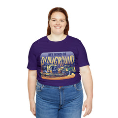 Tractor Farmer Playground Shirt | Tractor Enthusiast Unisex T-Shirt