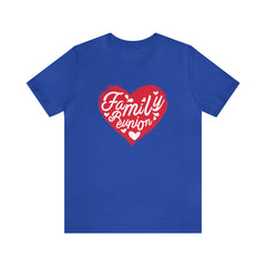 Family Reunion Heart Shirt | Family Love Unisex T-Shirt