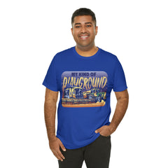 Tractor Farmer Playground Shirt | Tractor Enthusiast Unisex T-Shirt