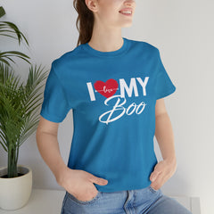 I Love My Boo Shirt | Couple Love T-Shirt, Pair Girlfriend Boyfriend Matching Shirt