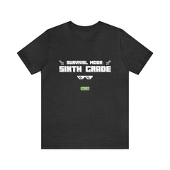 Sixth Grade Survival Mode Shirt | Minecraft School Unisex T-Shirt