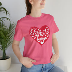 Family Reunion Heart Shirt | Family Love Unisex T-Shirt