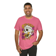 Fresh Beer Skull Shirt | Drink Beer Unisex T-Shirt