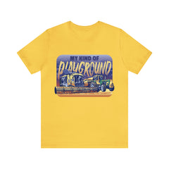 Tractor Farmer Playground Shirt | Tractor Enthusiast Unisex T-Shirt