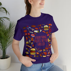 Everything Tastes Better Grilled Shirt | Grilling Love Unisex T-Shirt