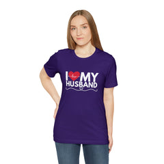 I Love My Husband Shirt | Couple Love T-Shirt, Pair Husband Wife Matching Shirt