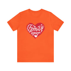 Family Reunion Heart Shirt | Family Love Unisex T-Shirt