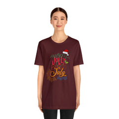 Merry Sunny July Shirt | Christmas in July Statement T-Shirt
