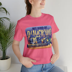 Tractor Farmer Playground Shirt | Tractor Enthusiast Unisex T-Shirt