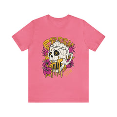 Fresh Beer Skull Shirt | Drink Beer Unisex T-Shirt