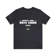 Sixth Grade Survival Mode Shirt | Minecraft School Unisex T-Shirt
