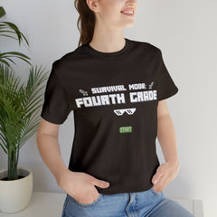 Fourth Grade Survival Mode | Minecraft Unisex T-Shirt