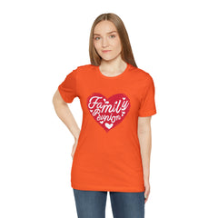 Family Reunion Heart Shirt | Family Love Unisex T-Shirt