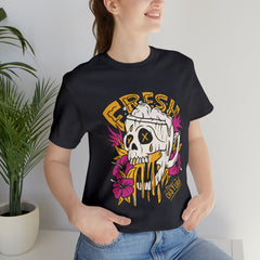 Fresh Beer Skull Shirt | Drink Beer Unisex T-Shirt