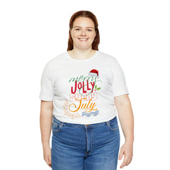 Merry Sunny July Shirt | Christmas in July Statement T-Shirt