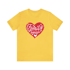 Family Reunion Heart Shirt | Family Love Unisex T-Shirt
