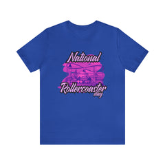 National Rollercoaster Day Pink Shirt | Carnival Ride T-Shirt