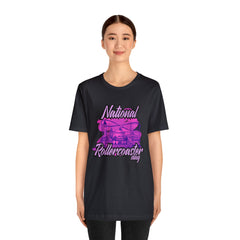 National Rollercoaster Day Pink Shirt | Carnival Ride T-Shirt