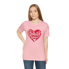 Family Reunion Heart Shirt | Family Love Unisex T-Shirt