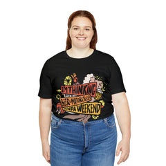 Beer and Motorcycle Shirt | Drink Beer Unisex T-Shirt