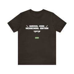 Highschool Survival Mode Shirt | Minecraft School Unisex T-Shirt