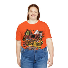 Beer and Motorcycle Shirt | Drink Beer Unisex T-Shirt