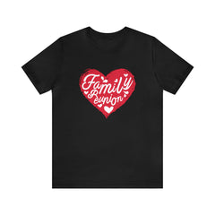 Family Reunion Heart Shirt | Family Love Unisex T-Shirt