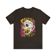 Fresh Beer Skull Shirt | Drink Beer Unisex T-Shirt