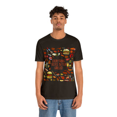 Everything Tastes Better Grilled Shirt | Grilling Love Unisex T-Shirt