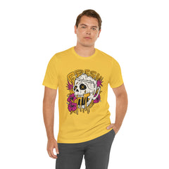 Fresh Beer Skull Shirt | Drink Beer Unisex T-Shirt