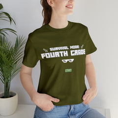 Fourth Grade Survival Mode | Minecraft Unisex T-Shirt