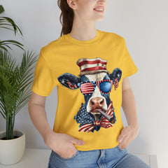 Freedom Cow Unisex Shirt | July 4th Independence Day T-Shirt