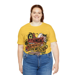 Beer and Motorcycle Shirt | Drink Beer Unisex T-Shirt