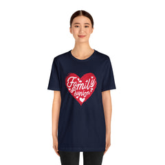 Family Reunion Heart Shirt | Family Love Unisex T-Shirt