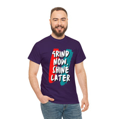 Grind Now, Shine Later Shirt | Hustler In Motion Unisex T-Shirt