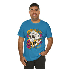 Fresh Beer Skull Shirt | Drink Beer Unisex T-Shirt