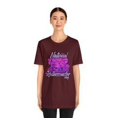 National Rollercoaster Day Pink Shirt | Carnival Ride T-Shirt