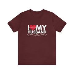 I Love My Husband Shirt | Couple Love T-Shirt, Pair Husband Wife Matching Shirt
