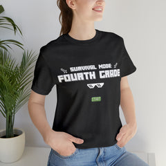 Fourth Grade Survival Mode | Minecraft Unisex T-Shirt