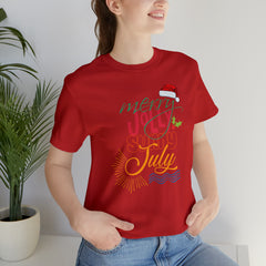 Merry Sunny July Shirt | Christmas in July Statement T-Shirt