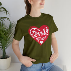 Family Reunion Heart Shirt | Family Love Unisex T-Shirt