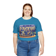 Tractor Farmer Playground Shirt | Tractor Enthusiast Unisex T-Shirt