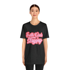 Slaying in Fourth Grade Shirt | Pink School Unisex T-Shirt