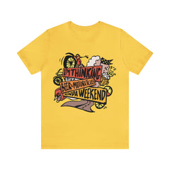 Beer and Motorcycle Shirt | Drink Beer Unisex T-Shirt