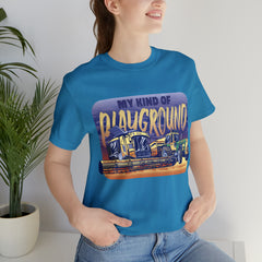 Tractor Farmer Playground Shirt | Tractor Enthusiast Unisex T-Shirt