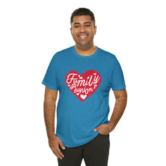 Family Reunion Heart Shirt | Family Love Unisex T-Shirt